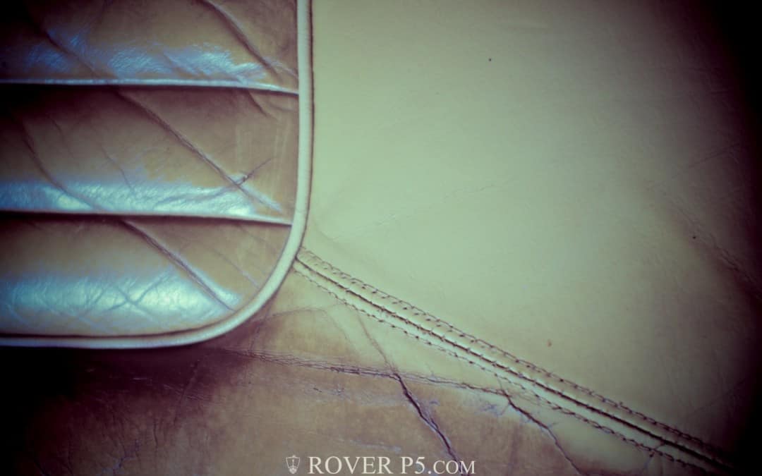 Cleaning Rover P5 Seats With Gliptone Leather Cleaner