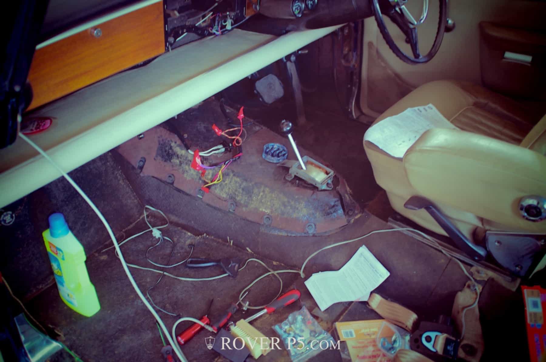 Restoring the Rover P5B Interior