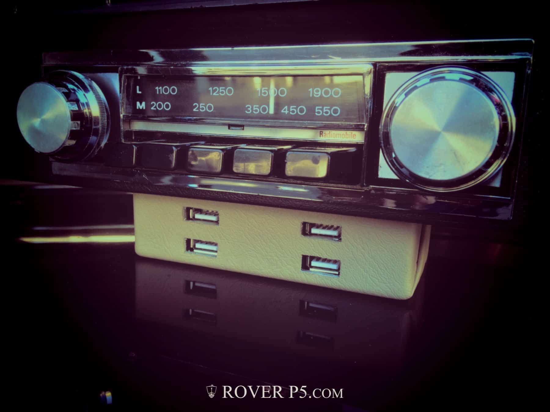 Fitting a Radio to a Rover P5 or P5B