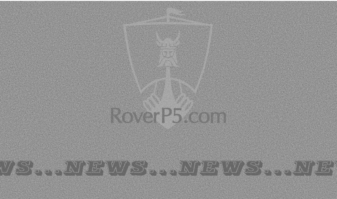 Rover P5B Crashes Into Garden in Torquay, England
