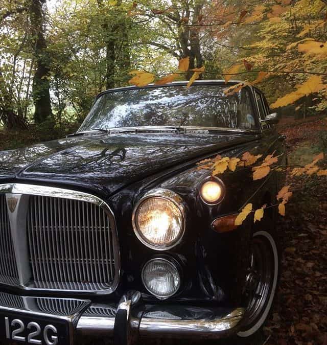 Rover P5 in the Autumn.