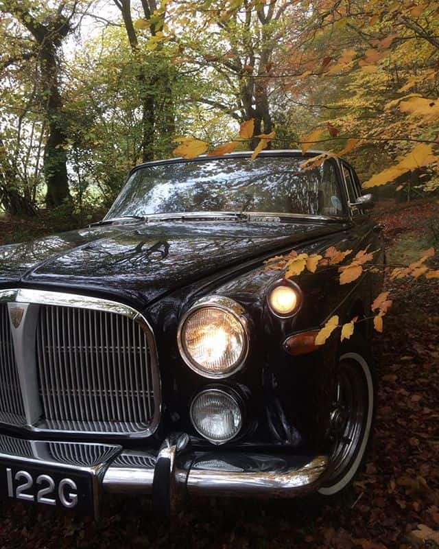 Rover P5 in the Autumn.